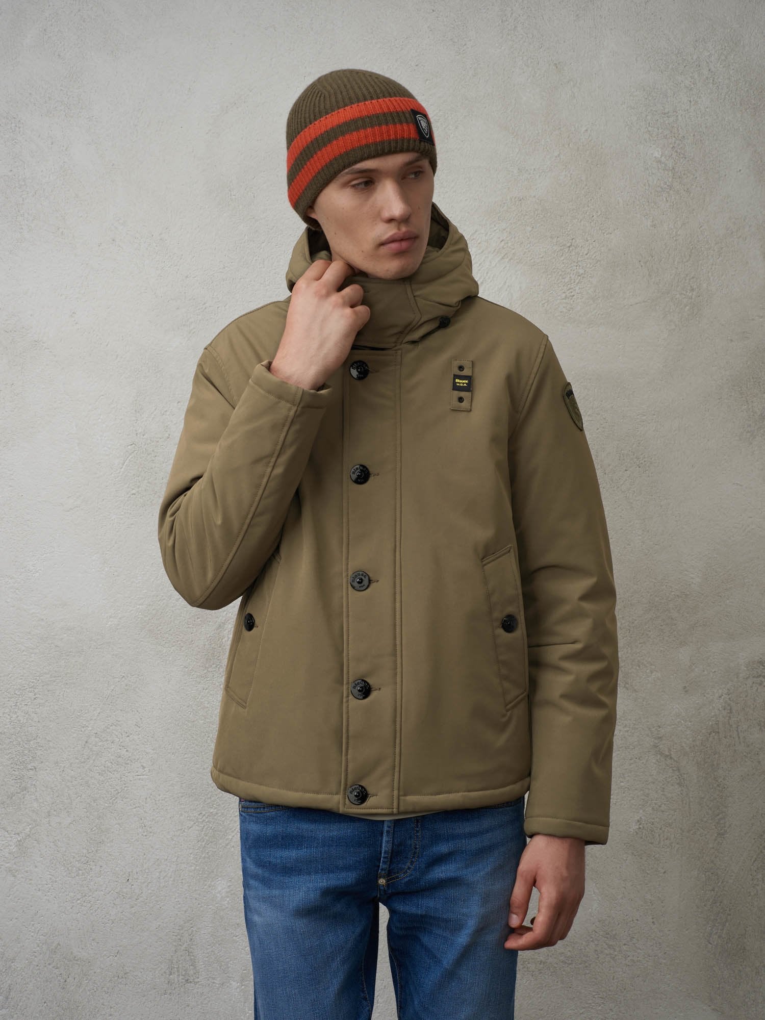 Giacca uomo blauer top