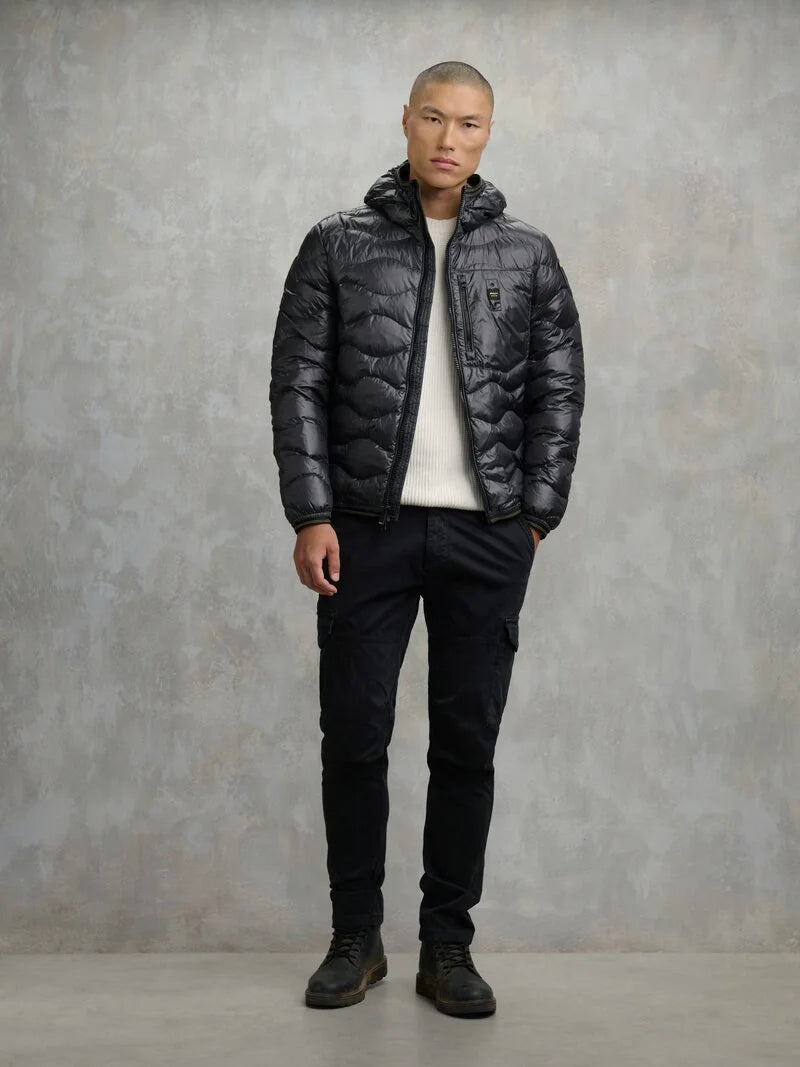 BLAUER PIUMINO AD ONDE Wave 25WBLUC03074-006355