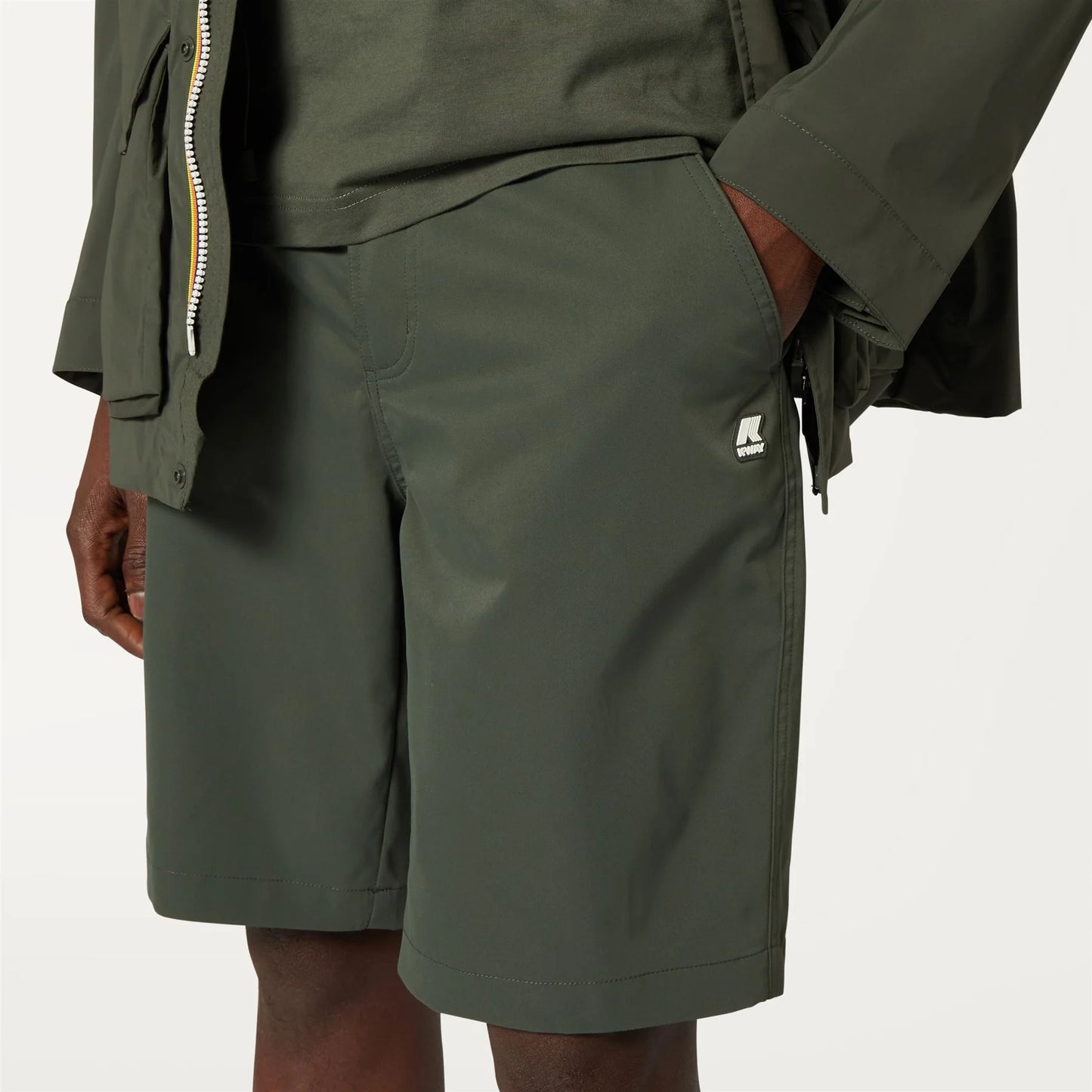 Bermuda Pave Twill K•WAY Uomo K71233W WMR Verde