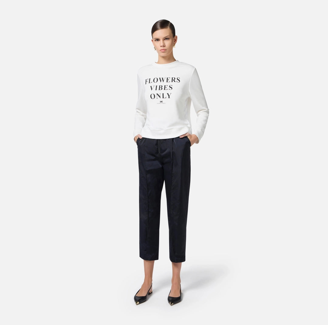 Felpa in cotone ELISABETTA FRANCHI MD00151E2
