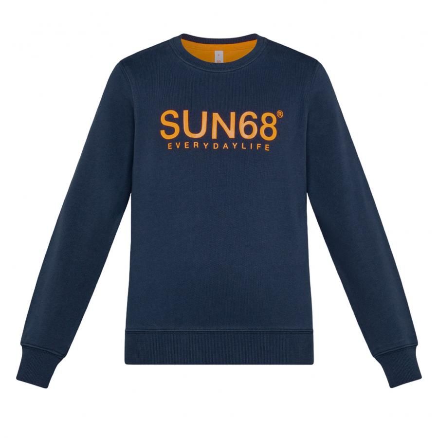 Felpa SUN68 Uomo F33110 Blu
