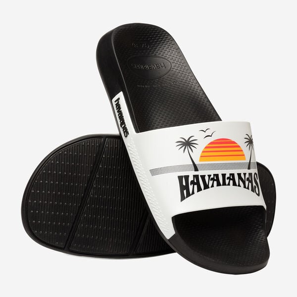 Slides Uomo Havaianas Brazil 4147329 Nero/Bianco