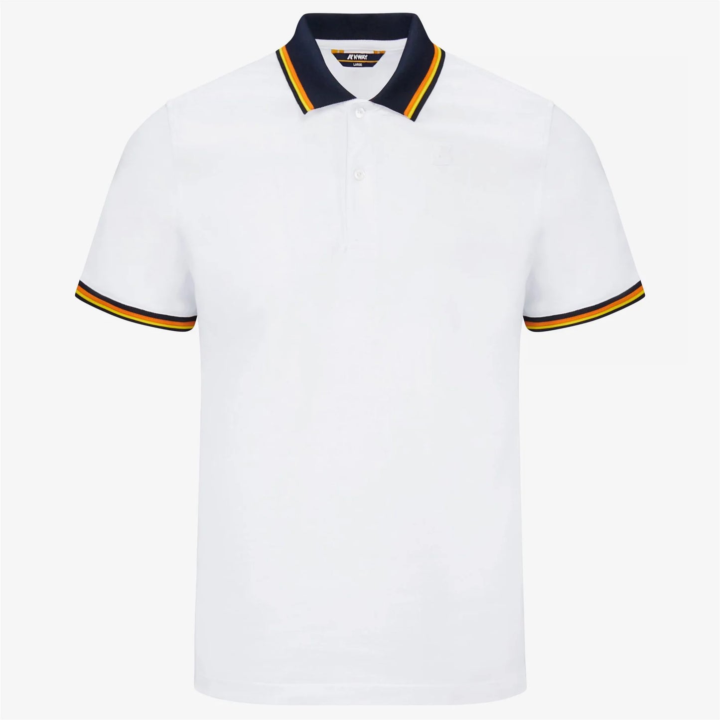 Polo Vince K•WAY Uomo K7121LW 001 Bianco