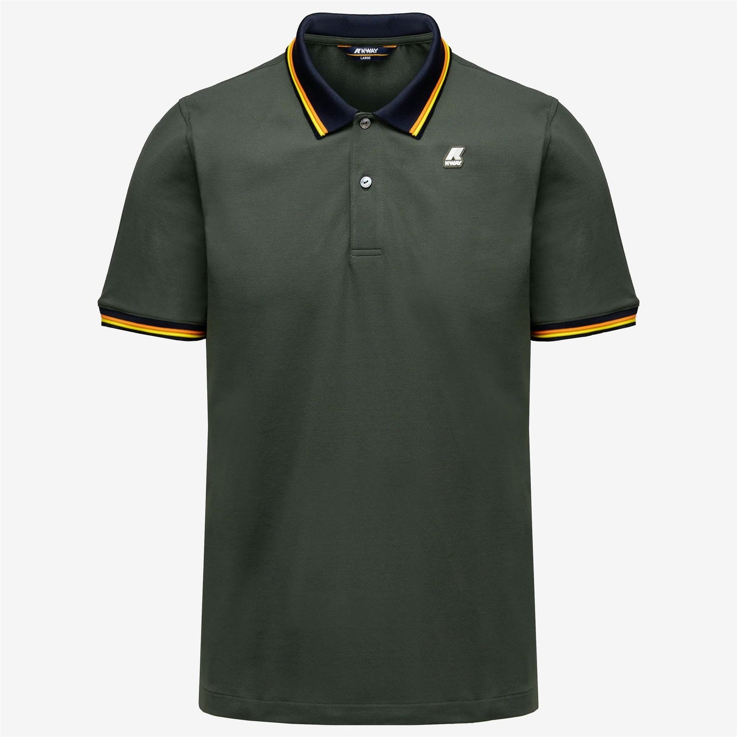 Polo Vince K•WAY Homme K7121LW WMR Vert