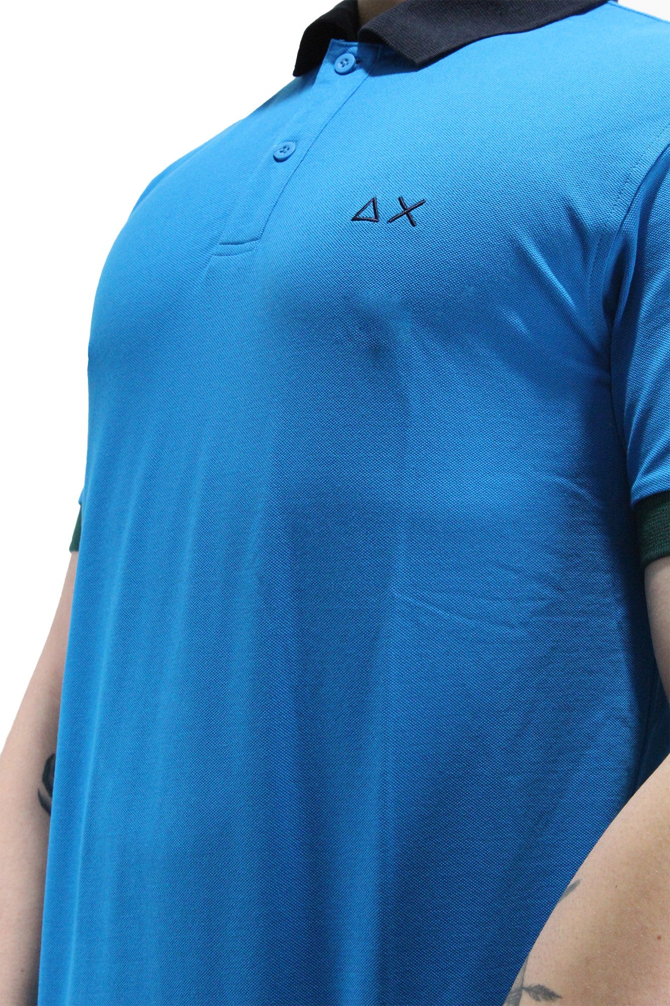 Polo SUN68 Uomo A33114 Turchese