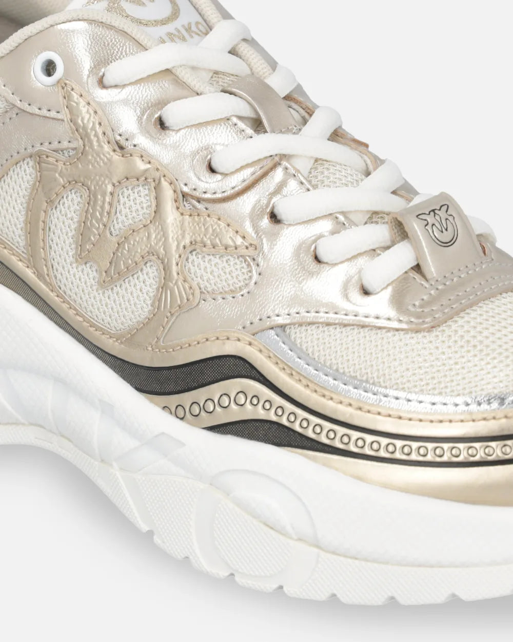 Scarpe da ginnastica dettagli metallizzati PINKO GLAMMY 04 − SS0057E014ZZL