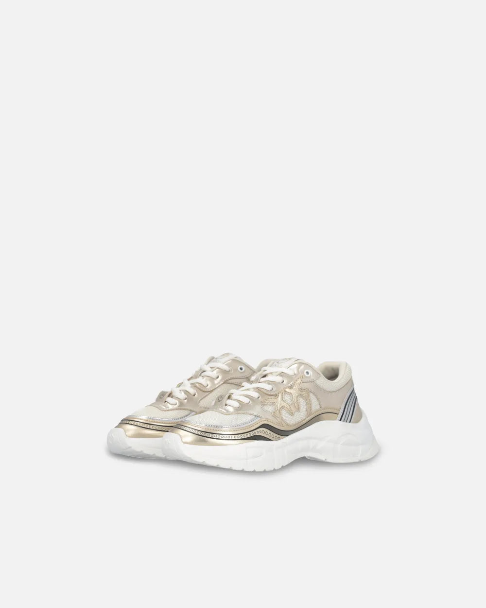 Scarpe da ginnastica dettagli metallizzati PINKO GLAMMY 04 − SS0057E014ZZL