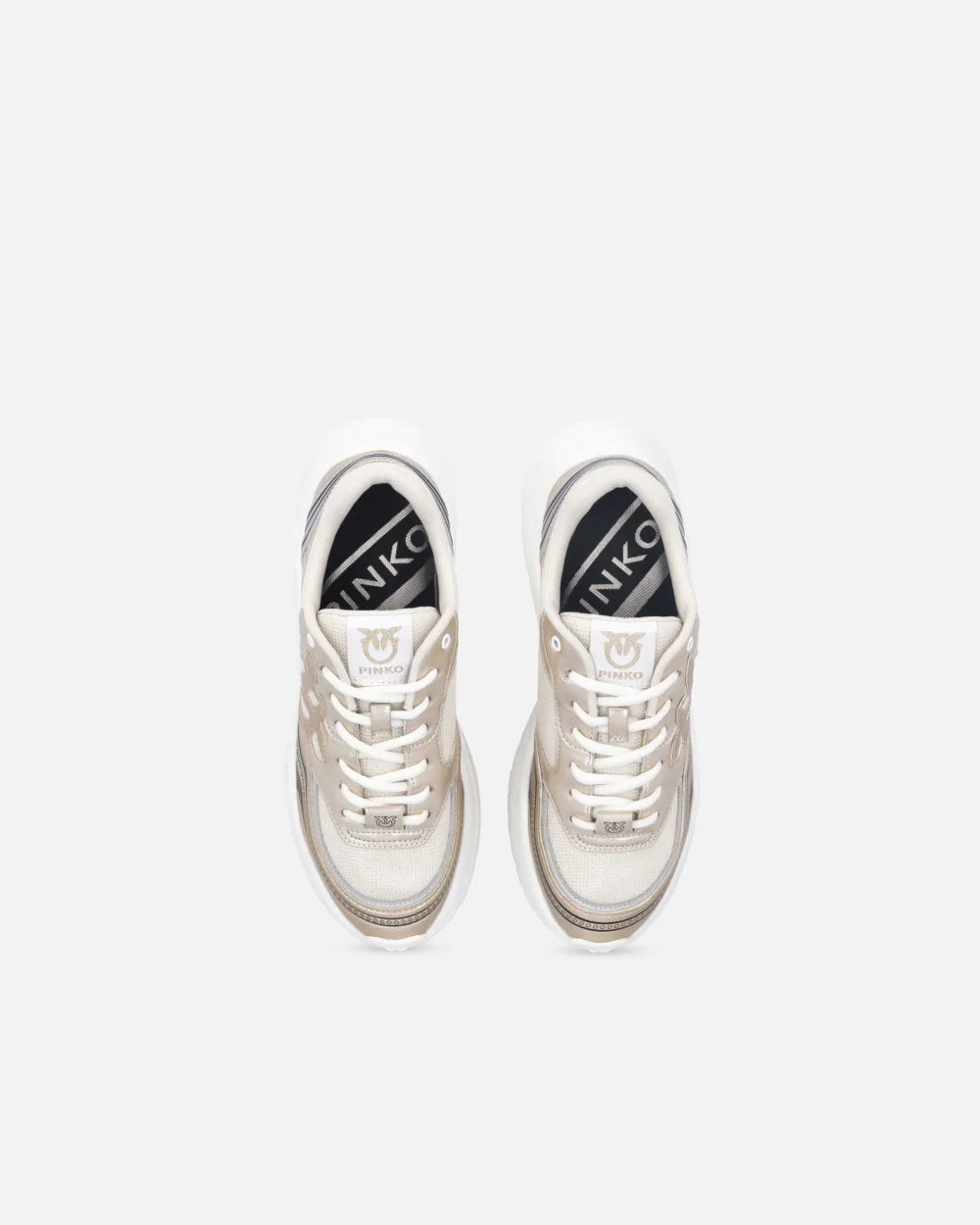 Scarpe da ginnastica dettagli metallizzati PINKO GLAMMY 04 − SS0057E014ZZL