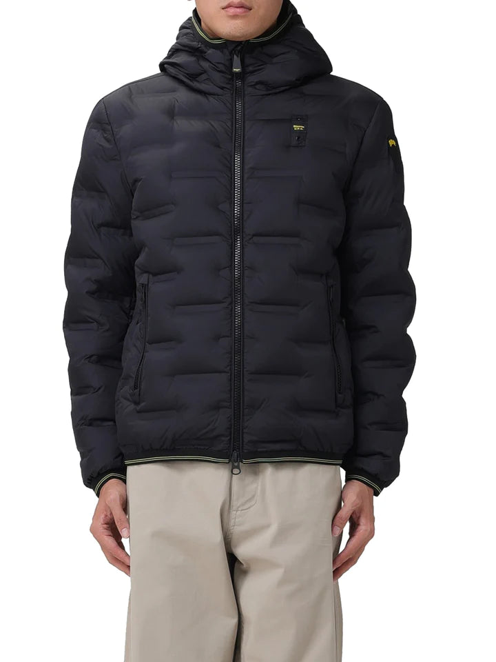 PIUMINO UOMO BLAUER CON INTERNO CAMOUFLAGE BARRY 23WBLUC03182-006637