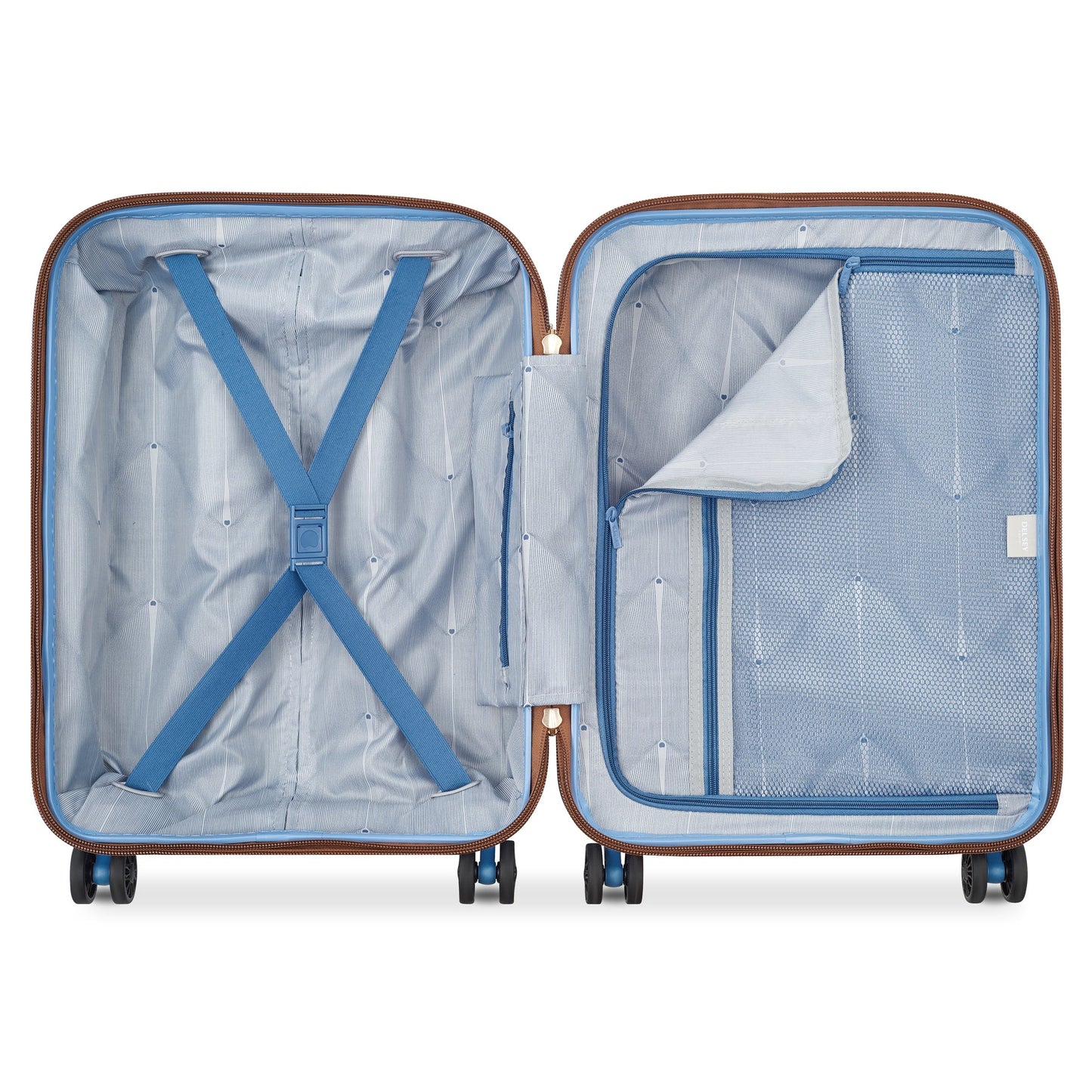 Trolley Delsey Freestyle Cabine Slim 55 003859803 Celeste