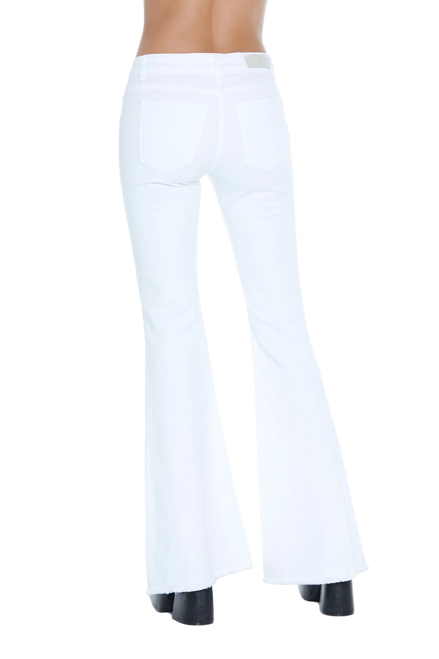 Jeans a zampa Linja Relish RDP2307016011 Bianco