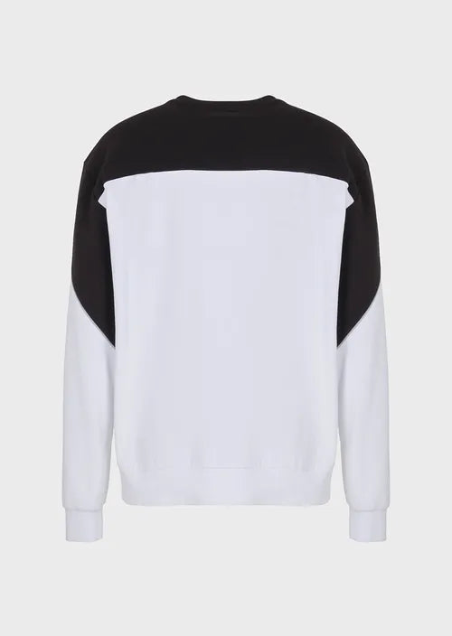 Felpa girocollo Athletic Colour Block in misto cotone 6RPM29PJ07Z11100