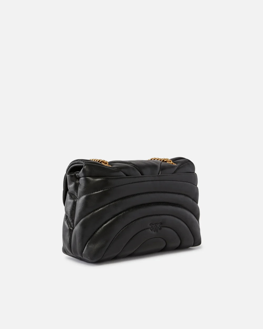 Pinko Borsa a tracolla grande Love Bag Puff trapunta farfalla