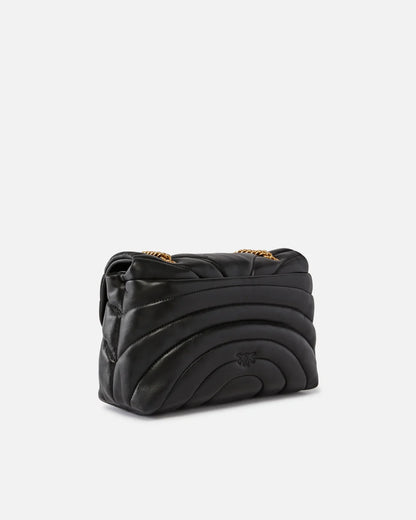Pinko Borsa a tracolla grande Love Bag Puff trapunta farfalla