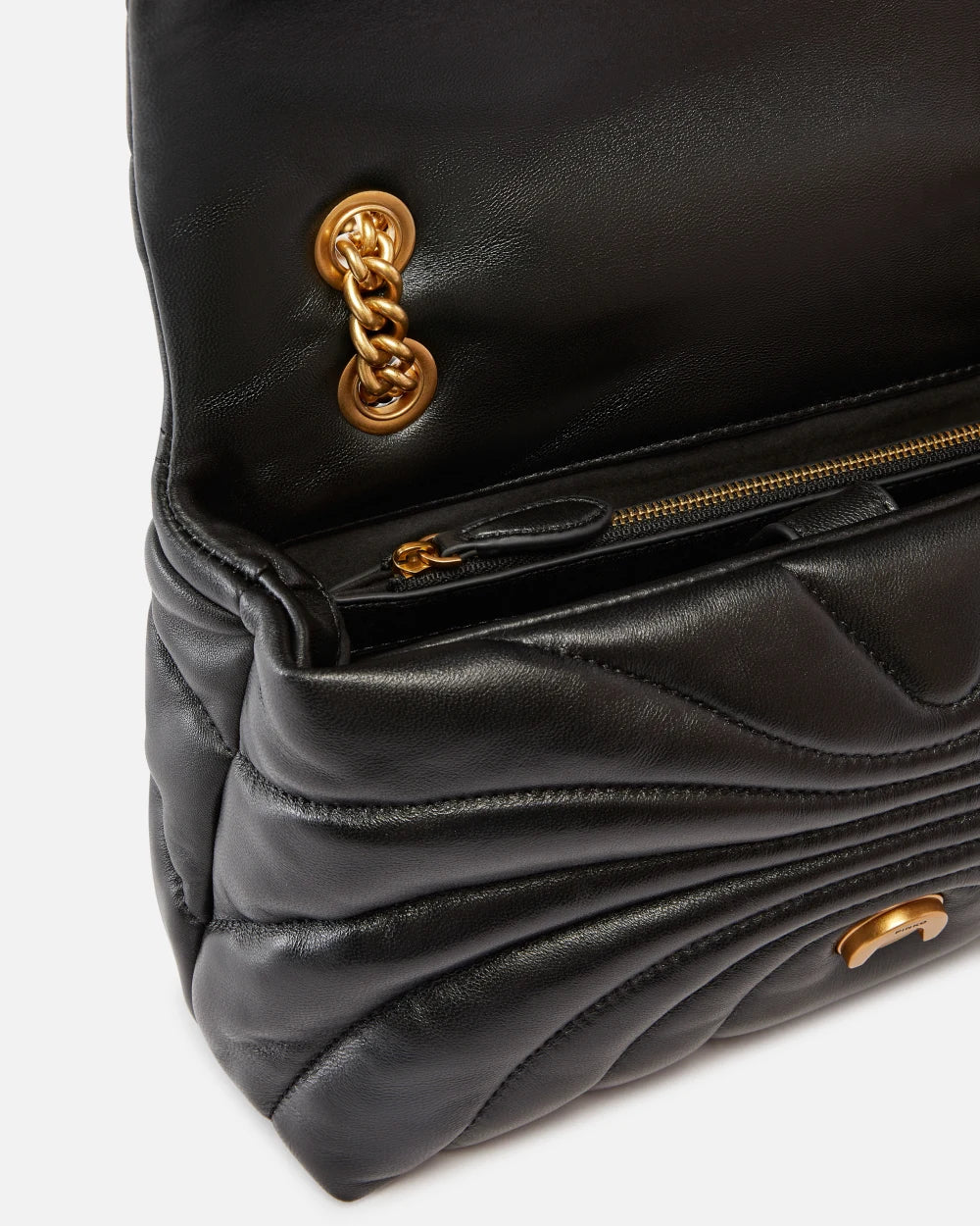 Pinko Borsa a tracolla grande Love Bag Puff trapunta farfalla