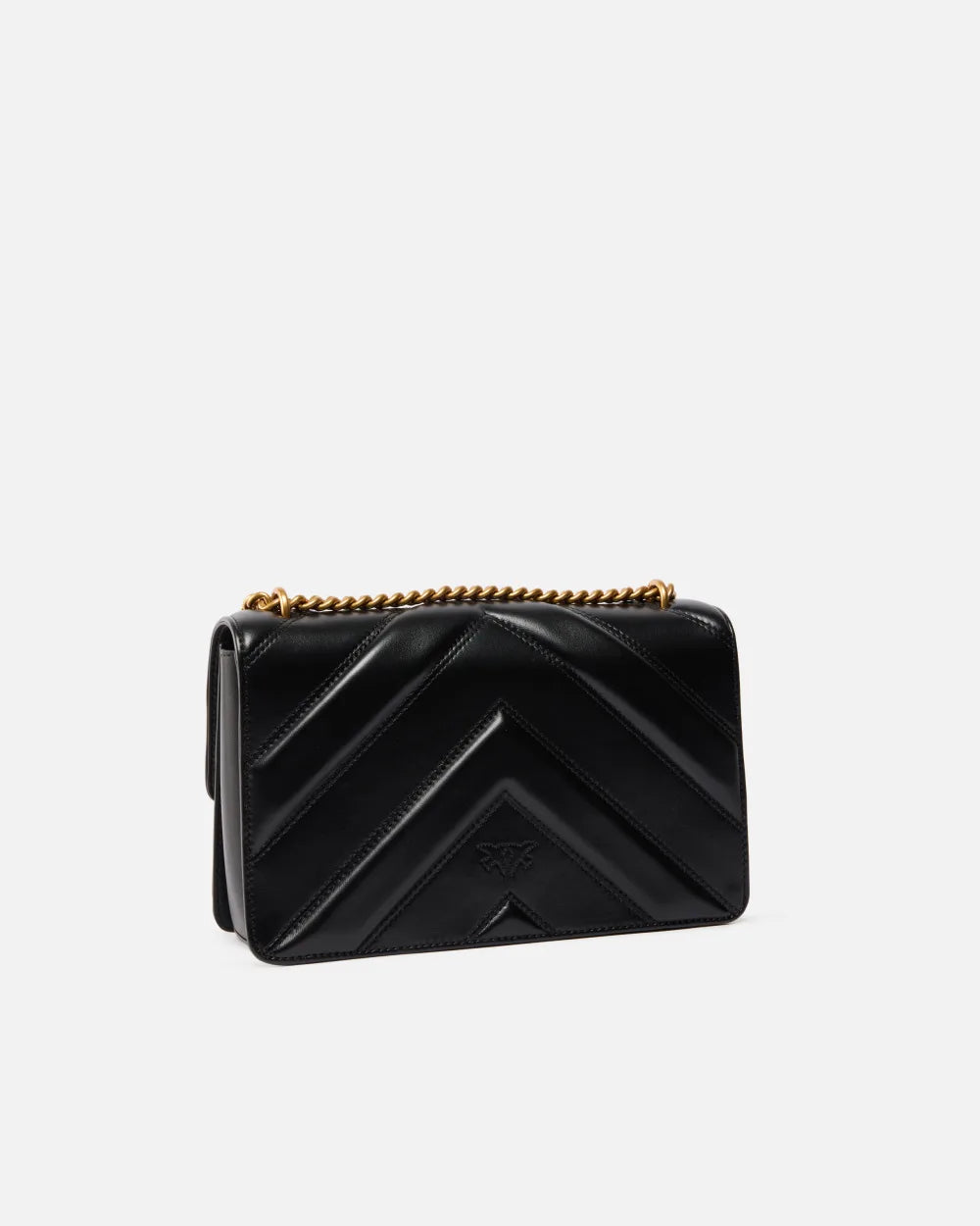 Pinko Borsa a mano media Love Bag One Light in nappa chevron