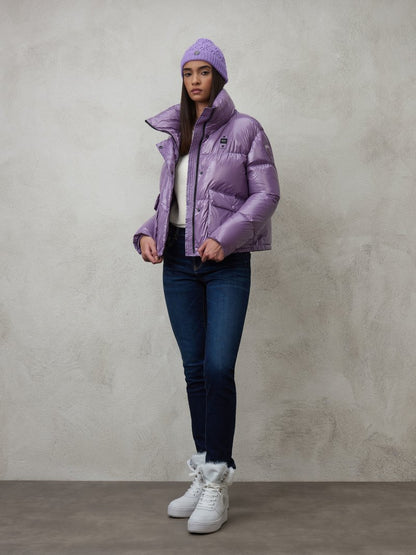 PIUMINO DONNA BLAUER LUCIDO COLLO ALTO CHARLOTTE 23WBLDC03022-006631