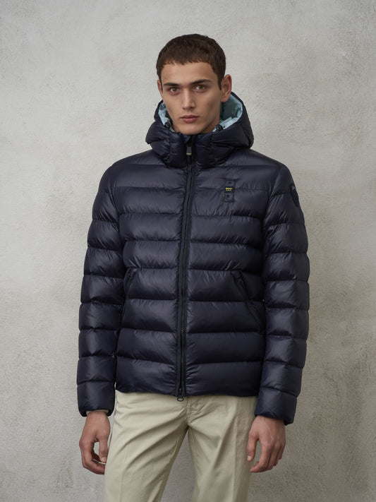 PIUMINO IN NYLON ECO ADAMS Uomo BLAUER 23WBLUC02083-005958