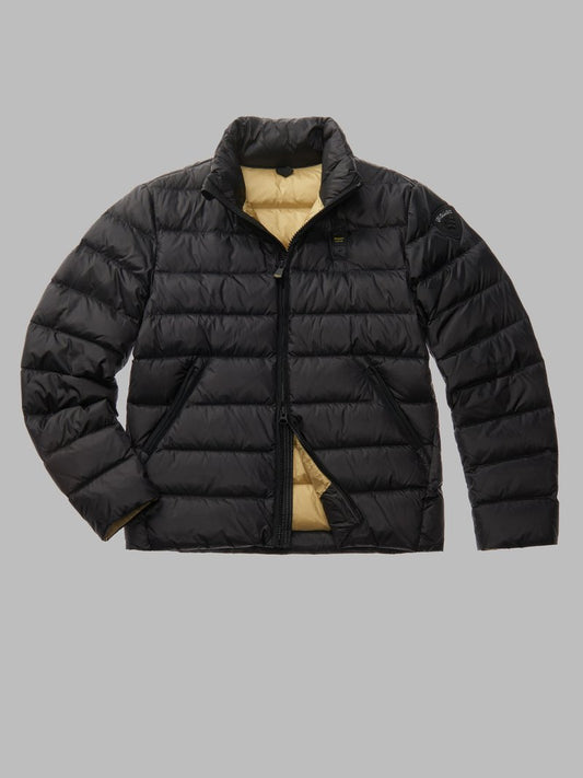 PIUMINO CON INTERNO IN CONTRASTO AUSTIN BLAUER 24WBLUC03024-006047