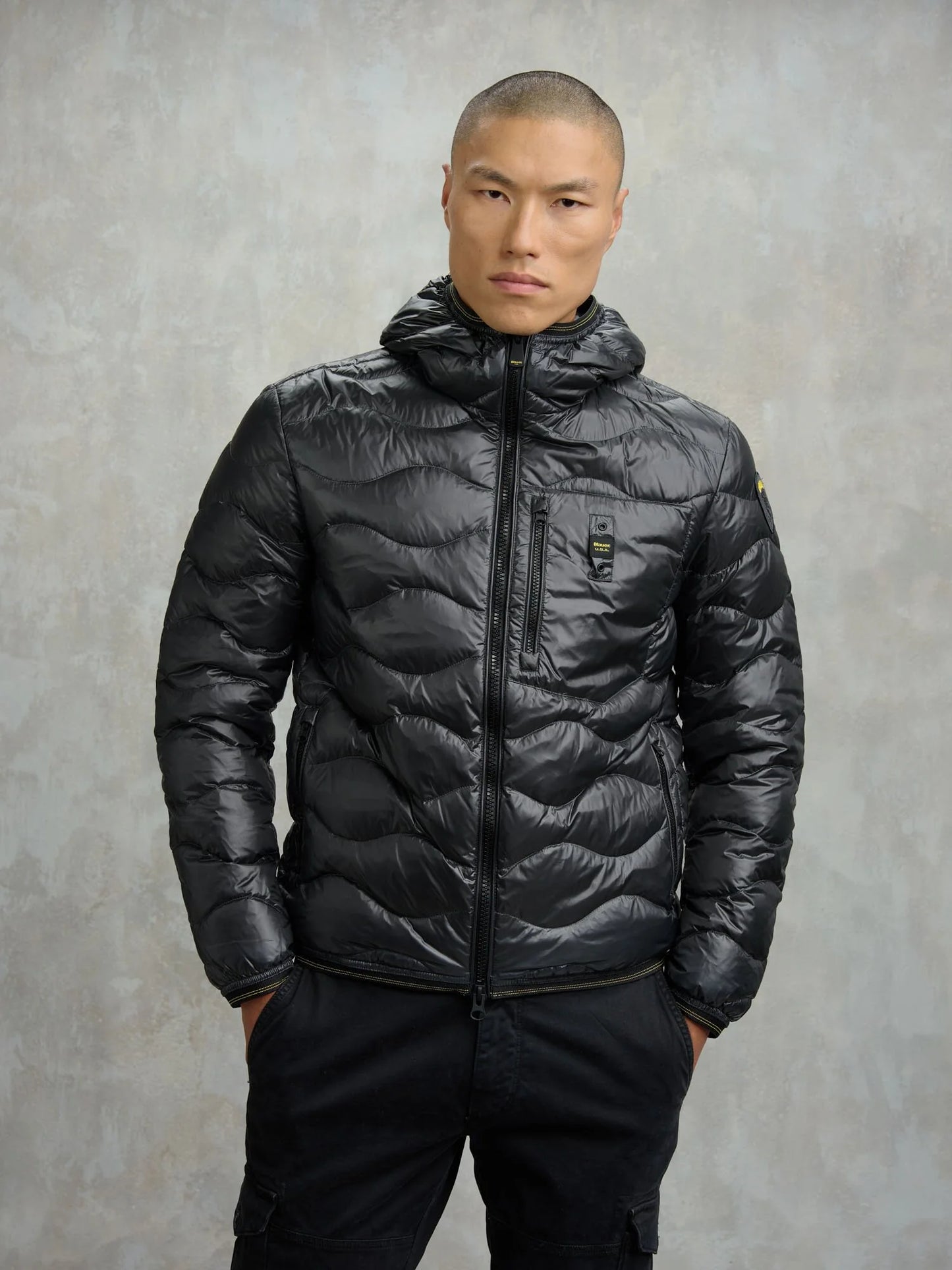 BLAUER PIUMINO AD ONDE Wave 25WBLUC03074-006355