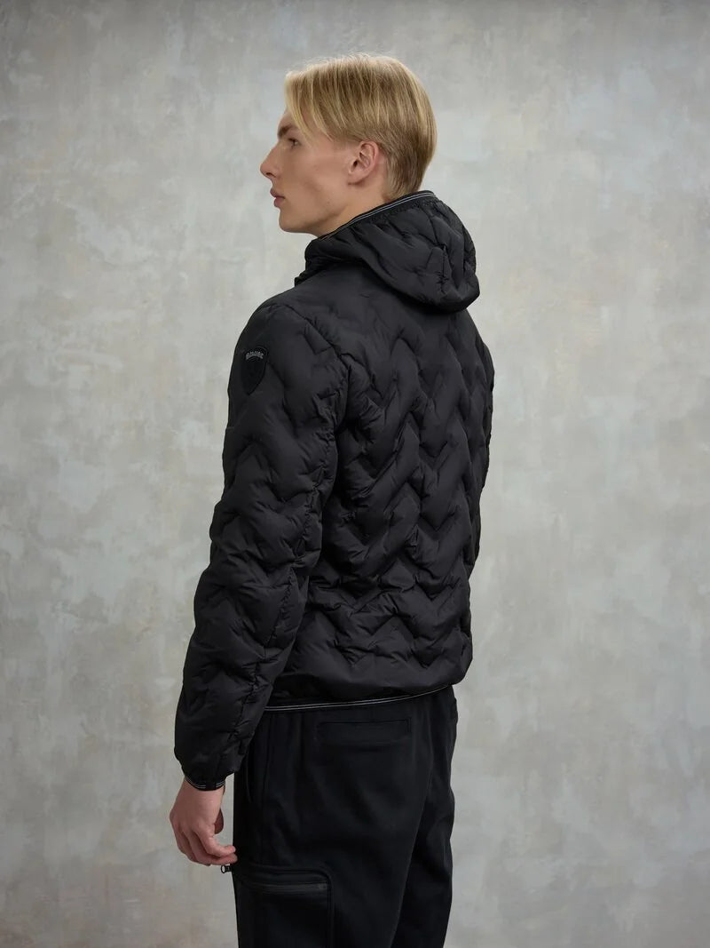 BLAUER PIUMINO AD ANGOLI PIERY 25WBLUC03233-007308 NERO