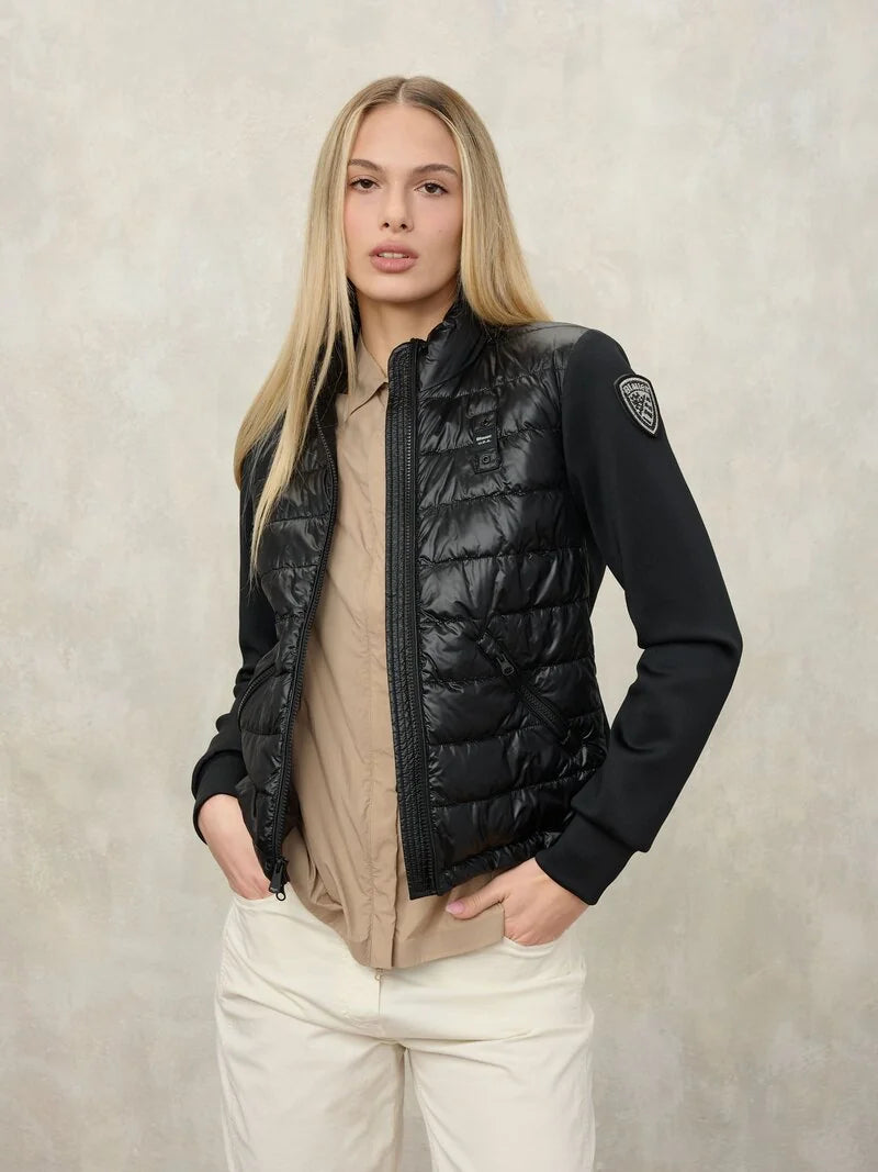 Blauer GIUBBETTO DONNA MANICHE SCUBA HASKEL