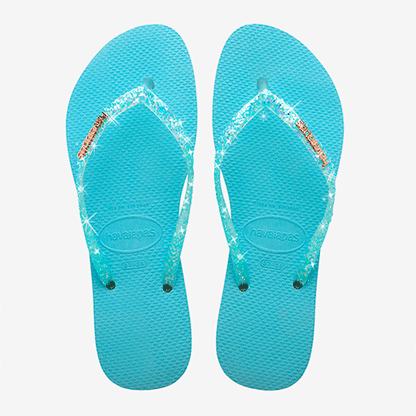 Tongs femme Havaianas 4147122 Bleu clair