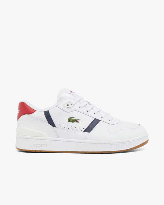 LACOSTE Sneakers da uomo in pelle T-Clip Set Sneakers - Bianco - Lacoste - Uomo