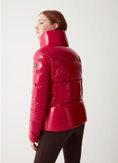 PIUMINO CON COLLO ALTO IN TESSUTO LUCIDO COLMAR DONNA 2296 8XV IN23 613
