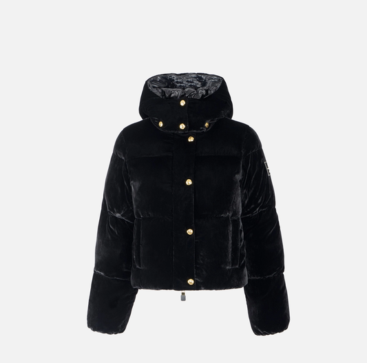 ELISABETTA FRANCHI  PI82D56E2 - PIUMINO IN VELLUTO