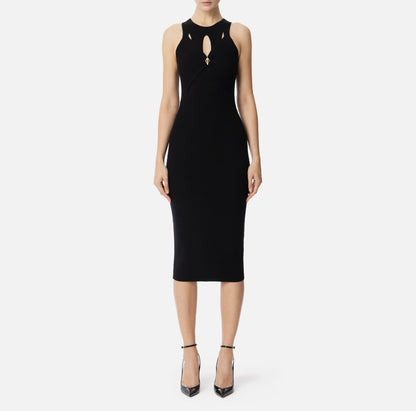 Abito a costine con cut out Elisabetta Franchi AM63B51E2
