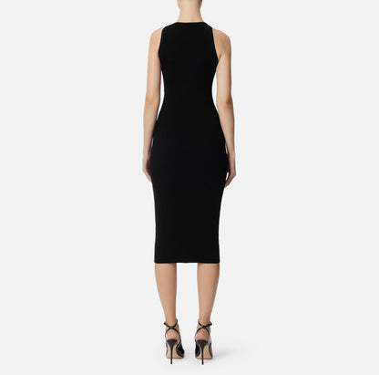 Abito a costine con cut out Elisabetta Franchi AM63B51E2