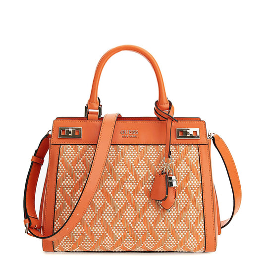 Borsa Guess Katey Luxury Satchel HWWR7870260 Arancione