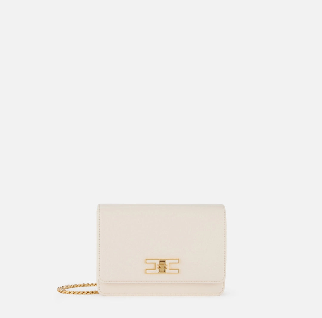 Tracolla piccola con placca logo Elisabetta Franchi BS11A51E2