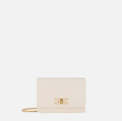 Tracolla piccola con placca logo Elisabetta Franchi BS11A51E2
