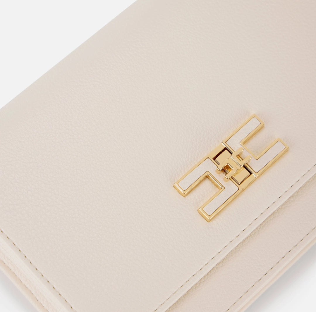 Tracolla piccola con placca logo Elisabetta Franchi BS11A51E2