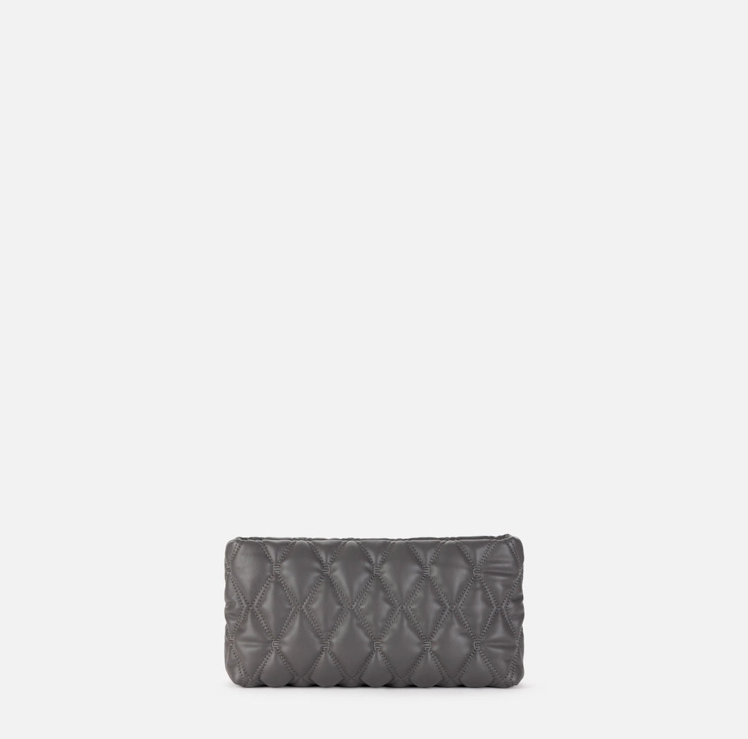 Pochette in tessuto embossed con tracolla in catena Elisabetta Franchi BS62A47E2