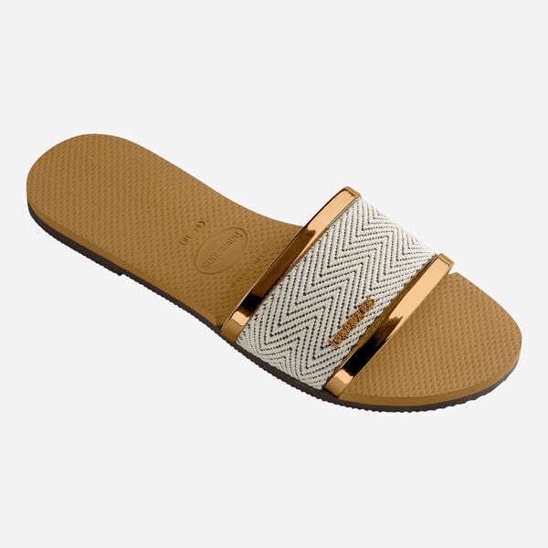 Chaussons femme Havaianas You Trancoso Premium 4146063 Bronze