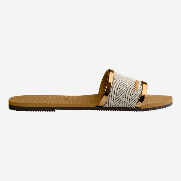 Chaussons femme Havaianas You Trancoso Premium 4146063 Bronze