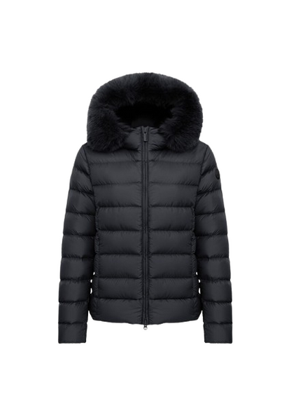 Piumino COLMAR opaco con pelliccia sintetica 22000039E 2XX COLORE 99 NERO