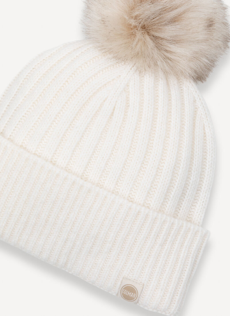 COLMAR Cappello con pompon in pelliccia sintetica 48000015E 3NU