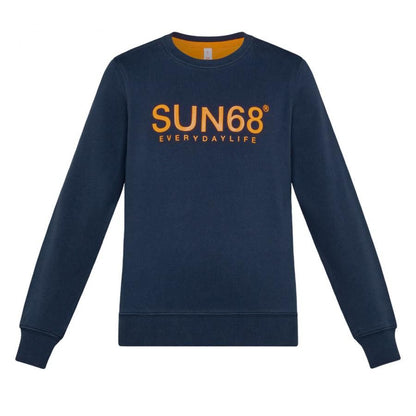 Felpa SUN68 Uomo F33110 Blu