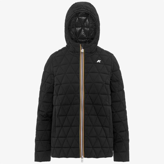 Kway MADLAINE DIAMOND QUILTED WARM BLACK PURE K2136FW COL.USY