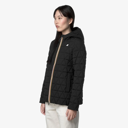 Kway MADLAINE DIAMOND QUILTED WARM BLACK PURE K2136FW COL.USY