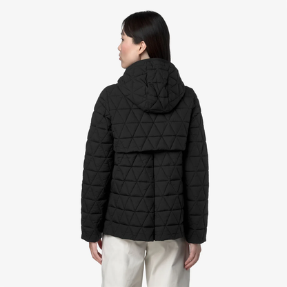 Kway MADLAINE DIAMOND QUILTED WARM BLACK PURE K2136FW COL.USY