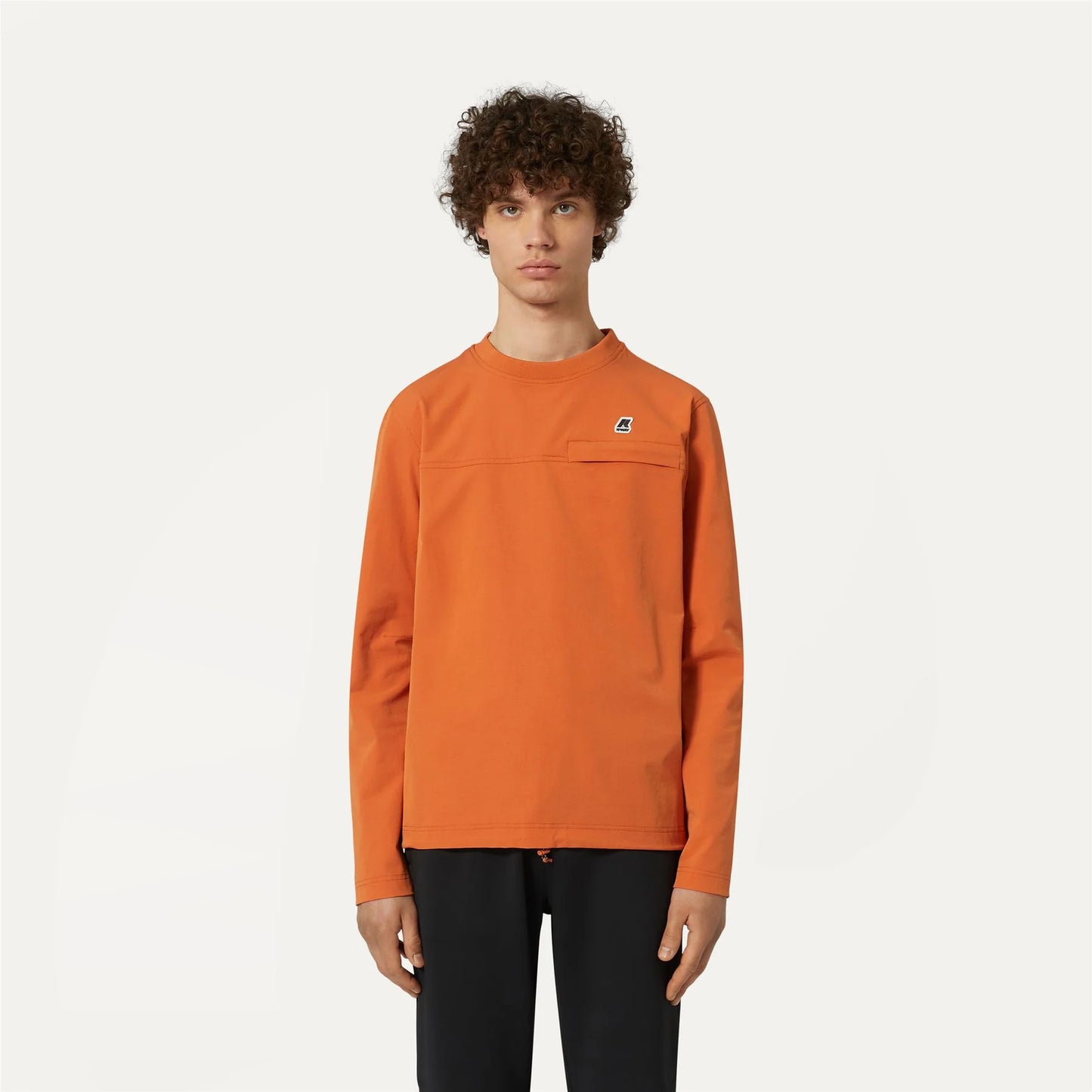 Imperty K•WAY Herren-Sweatshirt K81248W WD7 Orange