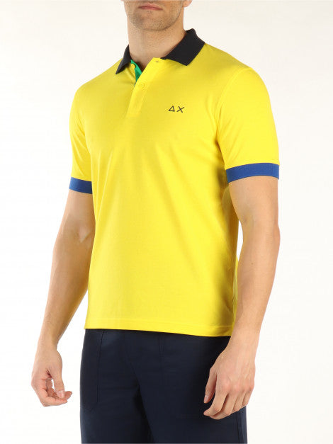 Polo SUN68 Uomo A33114 Giallo