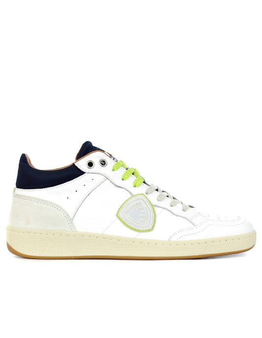 Sneakers Uomo Alte BLAUER F3MURRAY10/LEA WHI/NVY