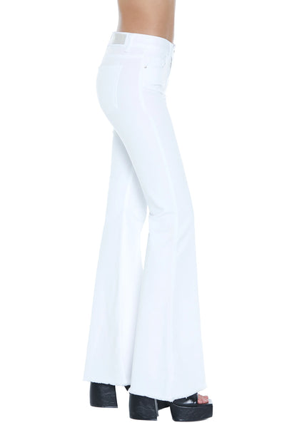 Jeans a zampa Linja Relish RDP2307016011 Bianco