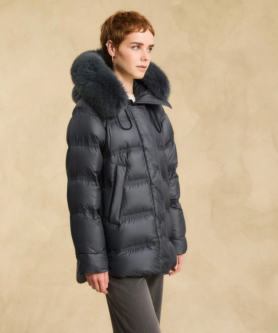 SUPERLIGHT DOWN JACKET DONNA PEUTEREY TAKAN MQ 02 FUR